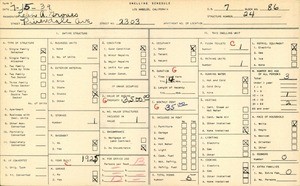 WPA household census for 2303 RIVERDALE AVE, Los Angeles