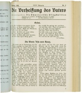 Die Verheissung des Vaters und der Sieg des Kreuzes, 1942, nr. 2