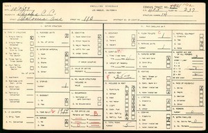 WPA household census for 110 PALOMA AVE, Los Angeles County