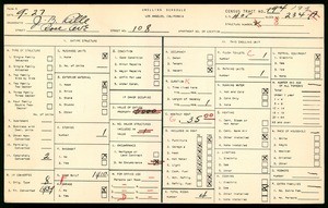 WPA household census for 108 ROSE AVE, Los Angeles County