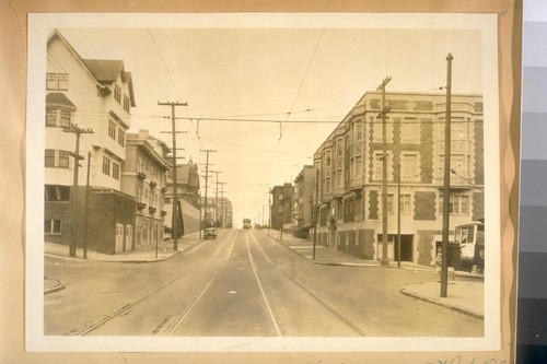 East on Jackson from Divisadero St. July 1931