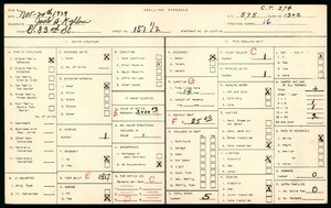 WPA household census for 151½ East 83rd Street, Los Angeles County