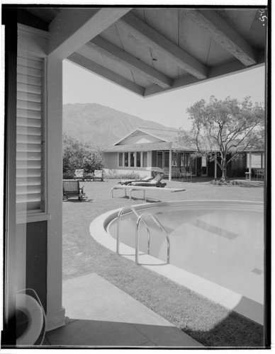 Trousdale, Mr. and Mrs. Paul W., residence. Swimming pool