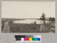 Concession Lake along the Canadian National Railway tracks near Bala, Muskoka District, Ontario. This region was badly burned in 1913 and shows very little recovery in eleven years