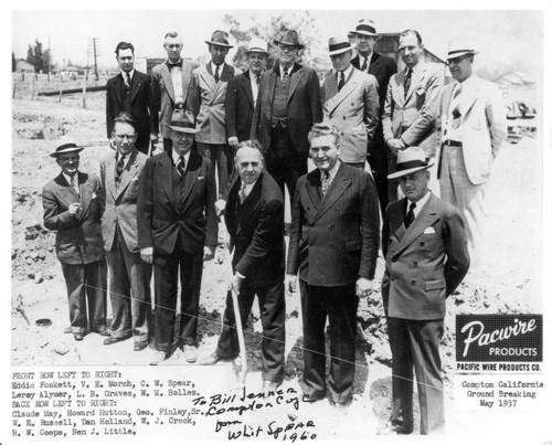 Pacific Wire Products groundbreaking