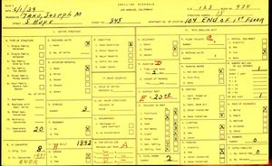 WPA household census for 345 S HOPE, Los Angeles