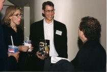 Douglas Heske and Mark Fishkin at the Mill Valley Film Festival, 2002