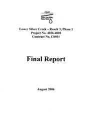 Lower Silver Creek, Reach 3, Phase 1 : Final Report