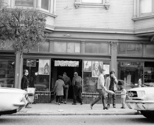 [Exterior of the Pacific Ocean Trading Co. at 1711 Haight Street]