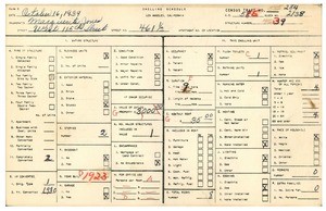 WPA household census for 461 1/2 WEST 115TH STREET, Los Angeles County