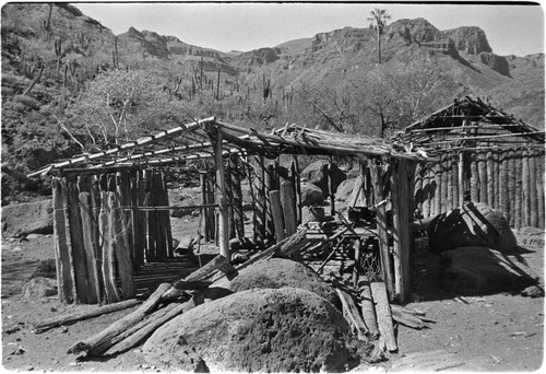 Abandoned buildings near Rancho San Gregorio