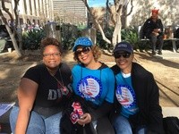 Friends at the Million Woman March