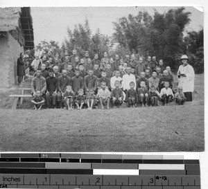 Father Meyer and his 60 baptisms in Pingnan, China,1929