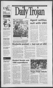 Daily Trojan, Vol. 126, No. 31, October 16, 1995