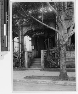 Entrance to St. Mary's Hall, Manila, Philippines, ca. 1920-1940