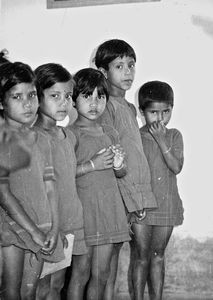 Danish Santal Mission, Bangladesh. Children from Saraswatipur Boarding School, 1983