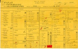 WPA household census for 401 S GRAND, Los Angeles