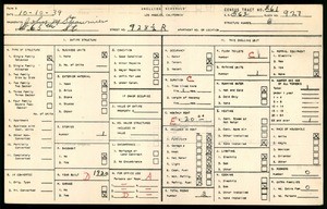 WPA household census for 928 1/2 WEST 65TH STREET, Los Angeles County