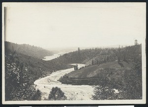 View of Deer Creek west of Nevada City, ca.1930