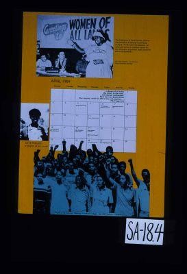 The Federation of South African Women was formed at a national conference on April 17, 1954 with the objective "of uniting all women in common action for the removal of all political, legal, economic and social disabilities