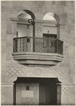 [Exterior balcony detail Barker Brothers Building, 7th Street and Flower Street, Los Angeles]