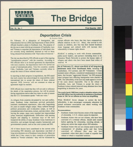 "Deportation crisis" from the Bridge