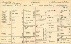 WPA household census for 1900 SUNSET BLVD, Los Angeles