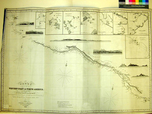 Chart of the Western Coast of North America, extending fro ther Gulf of Nicoya to San Blas. Compiled chiefly form the Spanish surveys, the whole much improved from the observations of Captain Beechey R.N. and Commander Belcher R.N. London