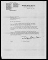 Letter from C. Wayland Brooks, United States Senator, to Mary Yamasnira re: acknowledgement that Frank S. Okusako was wounded in action, December 29, 1944