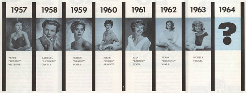 San Fernando Valley State College Homecoming queens, 1957-1963