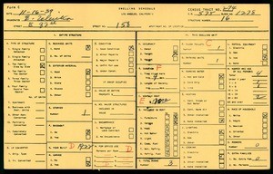 WPA household census for 138 East 82nd Street, Los Angeles County