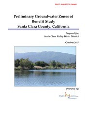 Preliminary Groundwater Zones of Benefit Study, Santa Clara County, California : [Draft]