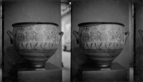 "Warrior Vase" Metropolitan Museum of Art. New York City. N.Y