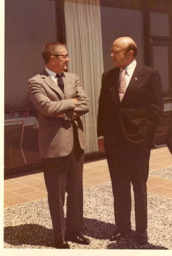 Clint Murchison and Chancellor Young