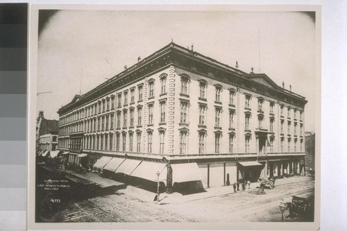 Occidental Hotel, northeast corner Montgomery & Sutter Sts., 1880