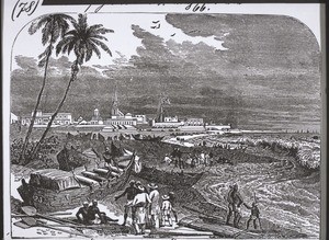 Madras seen from the sea