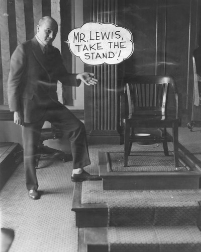 S.C. Lewis acts as his own attorney