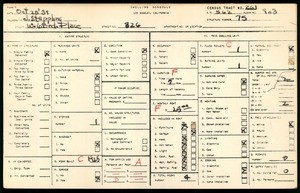WPA household census for 326 WEST 63RD PLACE, Los Angeles County