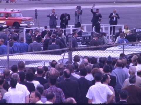 F-0595 President Kennedy Color Video Visiting Convair
