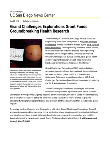 Grand Challenges Explorations Grant Funds Groundbreaking Health Research