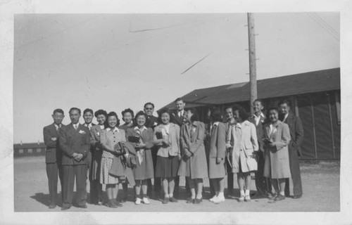 Church members at Tule Lake Relocation Center