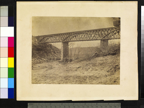 Potomac Creek Bridge across the Potomac Creek, Stafford County, Virginia