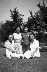 Hahn Chang-Ho, Frances Hur, and another couple