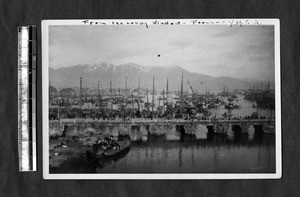 Harbor view from Y.M.C.A., Fuzhou, Fujian, China, ca.1911-1913
