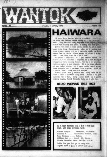 Wantok Niuspepa--Issue No. 0065 (April 04, 1973)