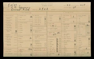 WPA household census for 2423 W SUNSET BLVD, Los Angeles