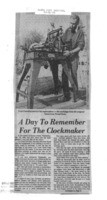 A Day To Remember For The Clockmaker