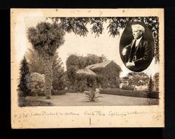 Mock up for Postcard of Luther Burbank Home