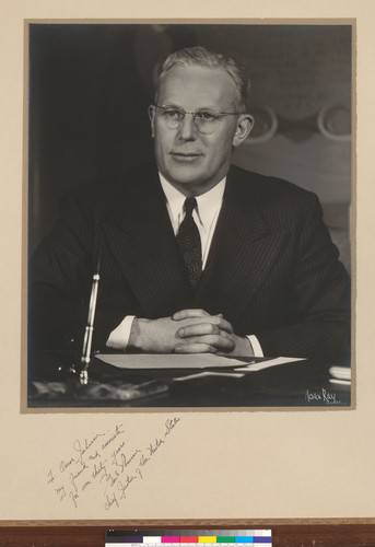 [Portrait of Earl Warren, Chief Justice of the United States]