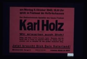 1943 ... Der Stellvertrende Gauleiter des Gaues Franken Karl Holz ... Kreisleitung Munchen der NSDAP